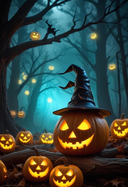 Photo halloween background