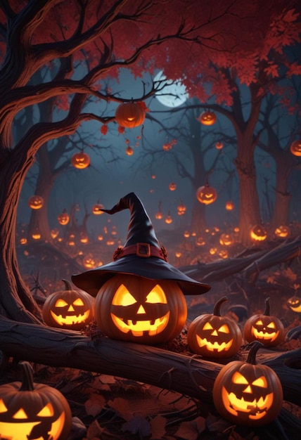 Photo halloween background