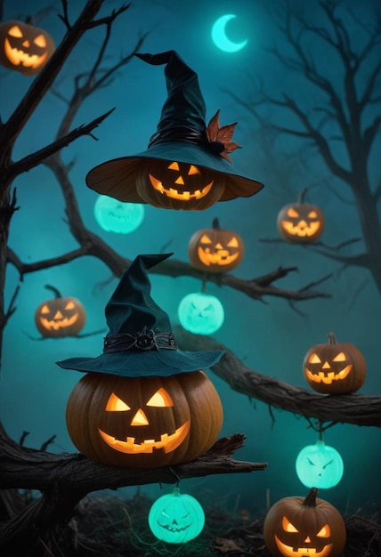 Photo halloween background