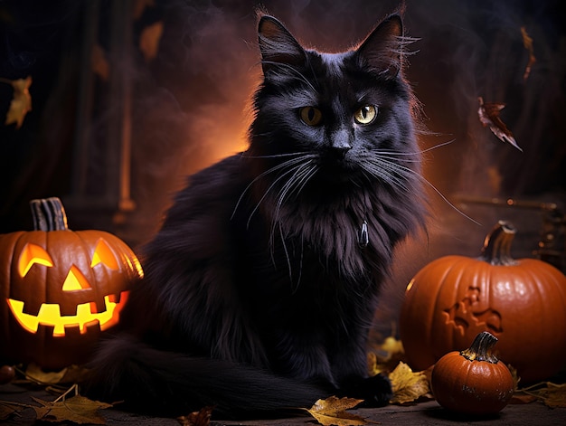 Halloween Black cat