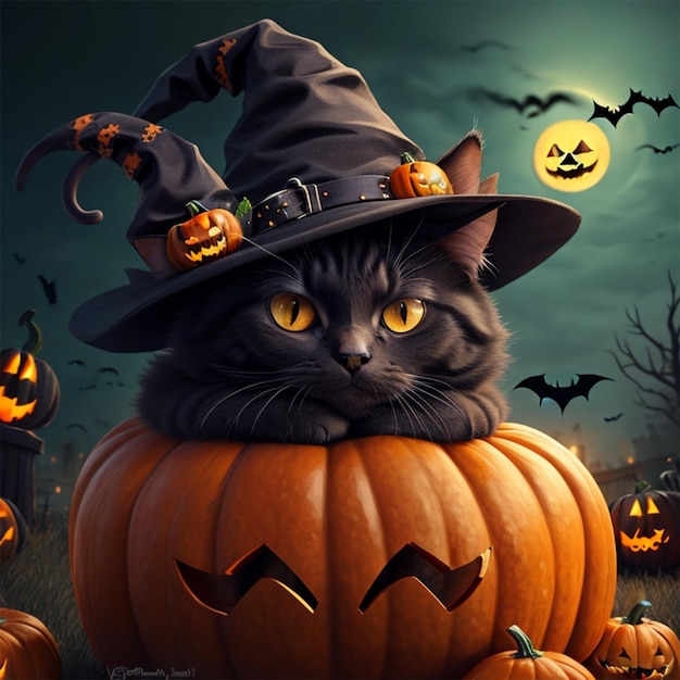 Halloween cat