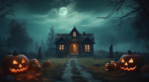 halloween celebration poster background