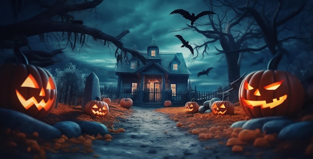 halloween celebration poster background