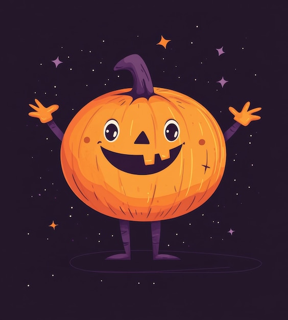 Halloween characters black background