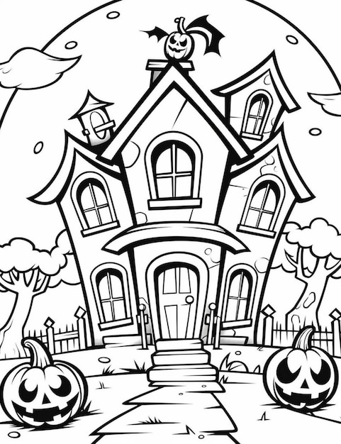 halloween coloring page