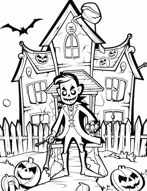 halloween coloring page