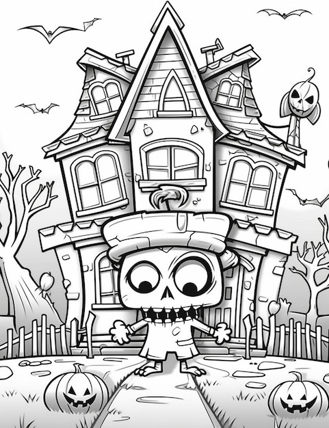 halloween coloring page