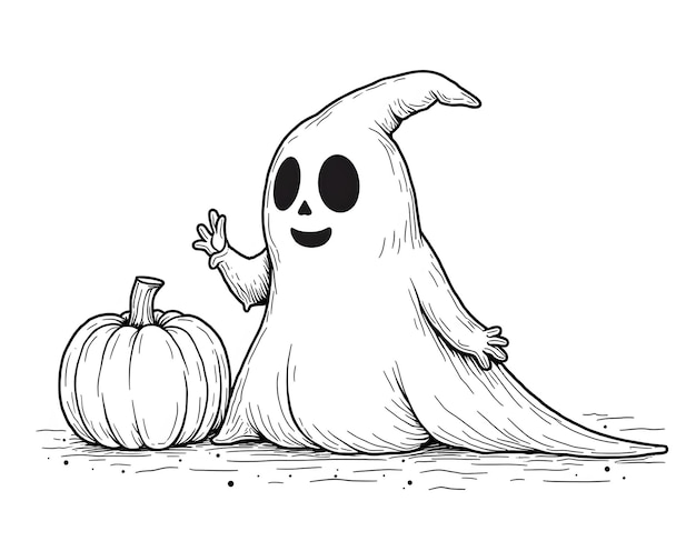 Photo halloween coloring pages