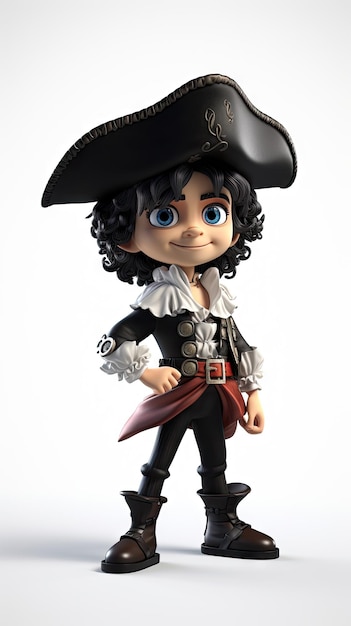 Halloween Costume for Boy 3D cartoon Pirate