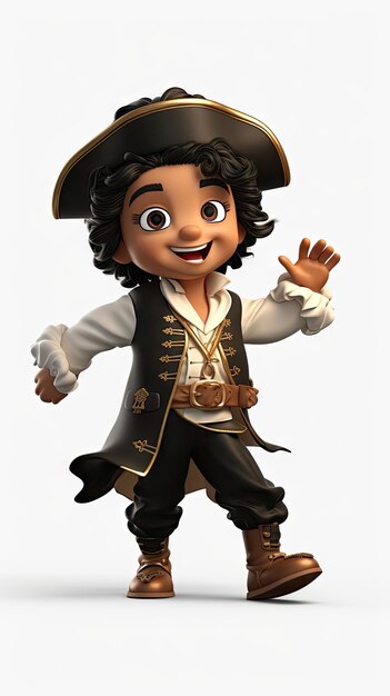 Halloween Costume for Boy 3D cartoon Pirate