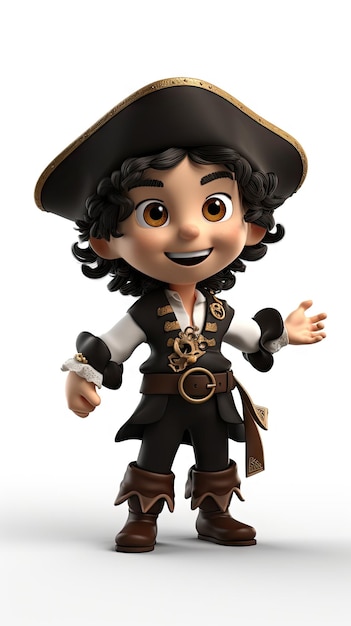 Halloween Costume for Boy 3D cartoon Pirate