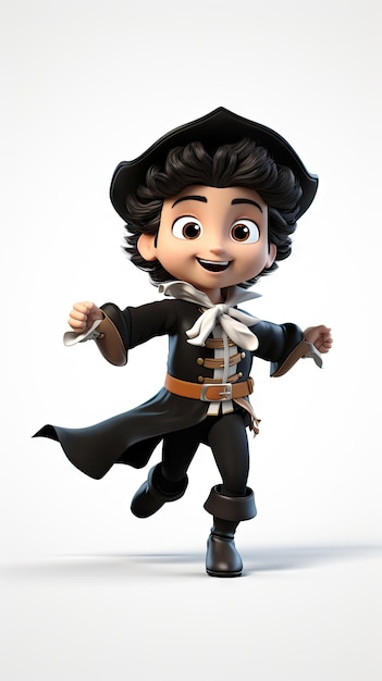 Halloween Costume for Boy 3D cartoon Pirate