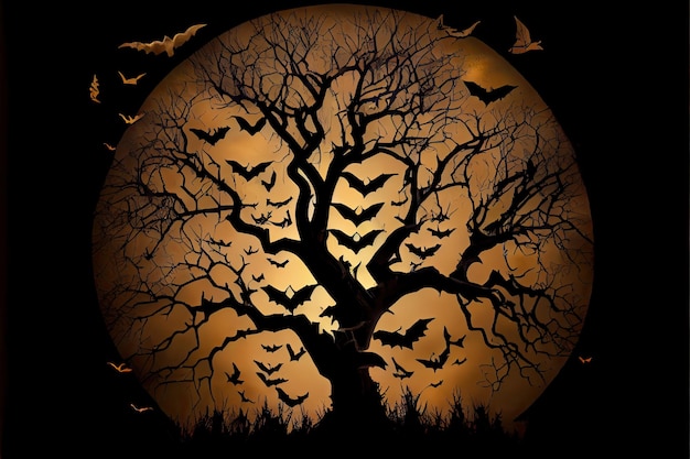 Halloween day eyes of Jack O' Lanterns trick or treating Samhain All Hallows' Eve All Saints' Eve All hallowe'en spooky Horror Ghost Demon background October 31