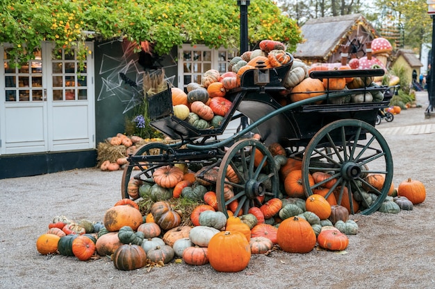 Halloween decoration at Tivoli in Copenhagen, Denmark.