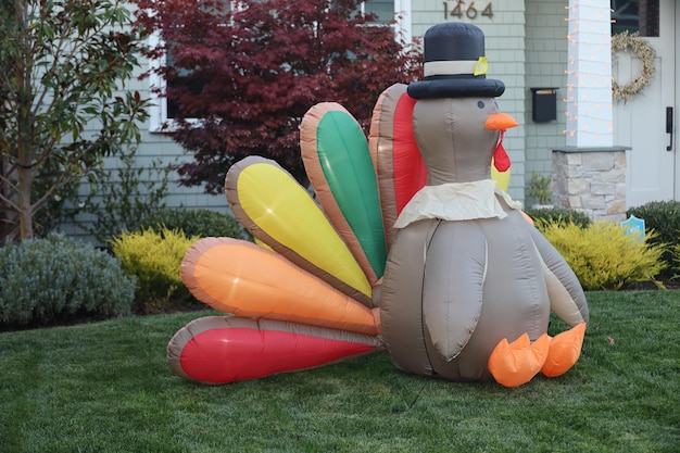 Halloween decorations on streets