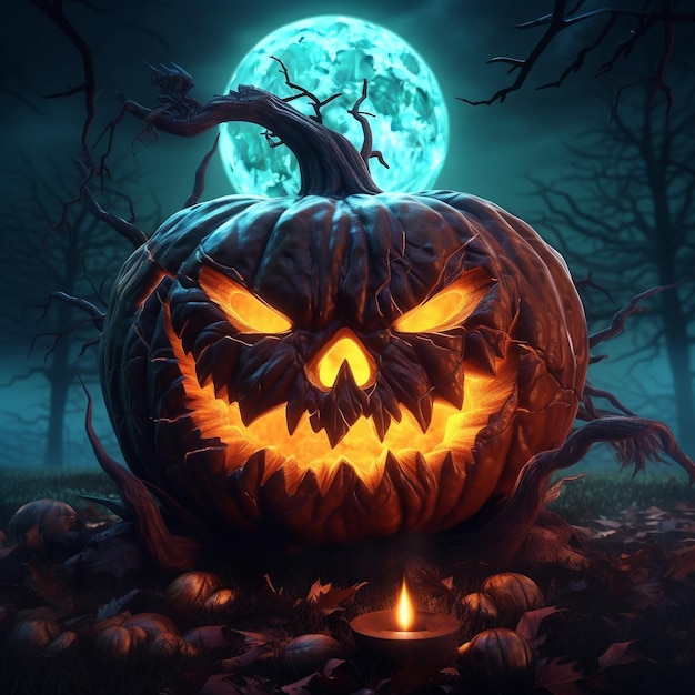 Halloween Delights Spooky Pumpkin Art and Mystical Festivities for a Festive Season