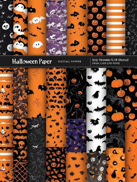 Photo halloween digital paper