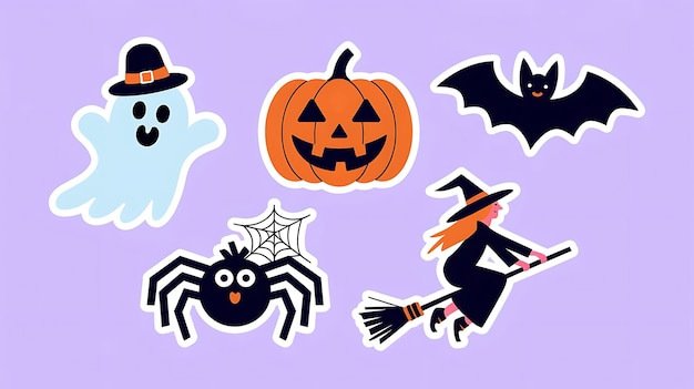 Halloween Element Sticker Set