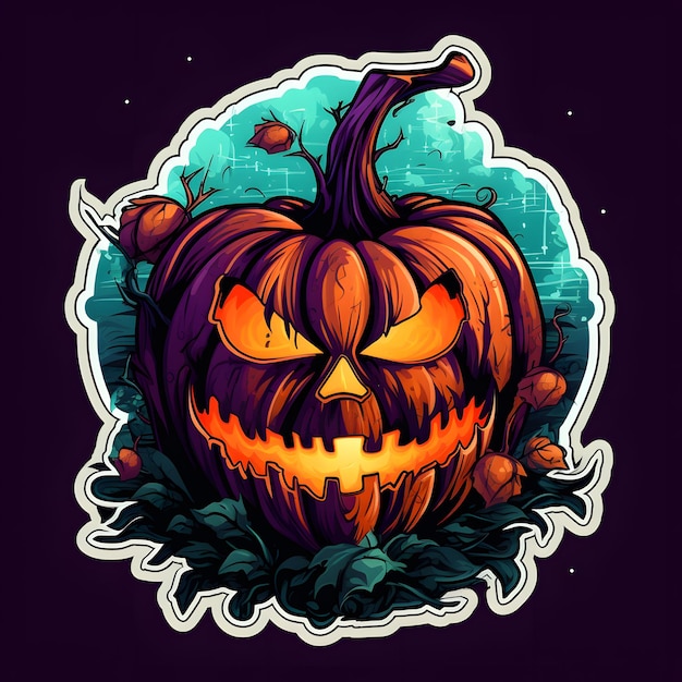 Halloween Evil pumpkins Halloween background Happy Halloween Pumpkin Evil Face