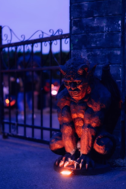 Halloween gargoyle decoration