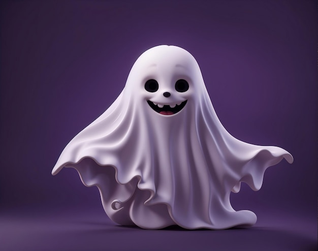 halloween ghost character funny cute 3d wallpaper