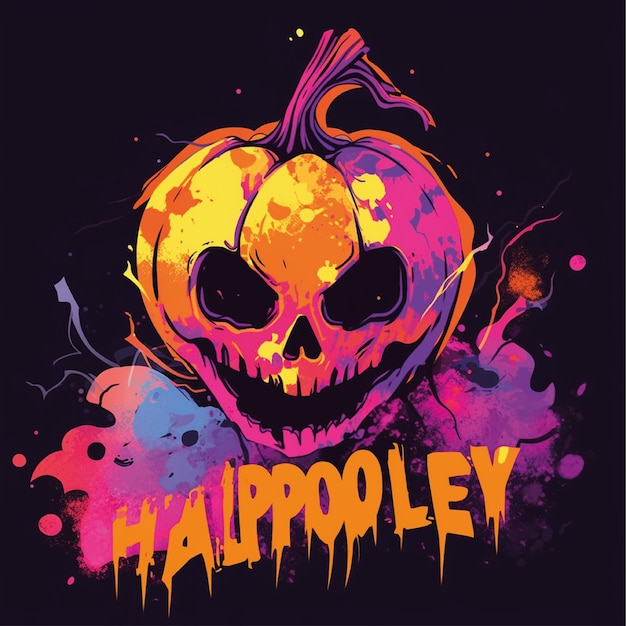 halloween graphic tshirt artwork illustration