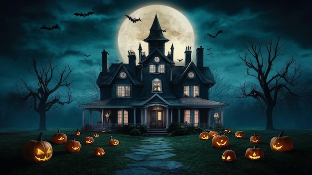 Halloween haunted house