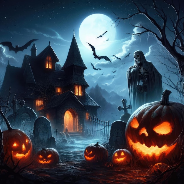 Halloween horror background