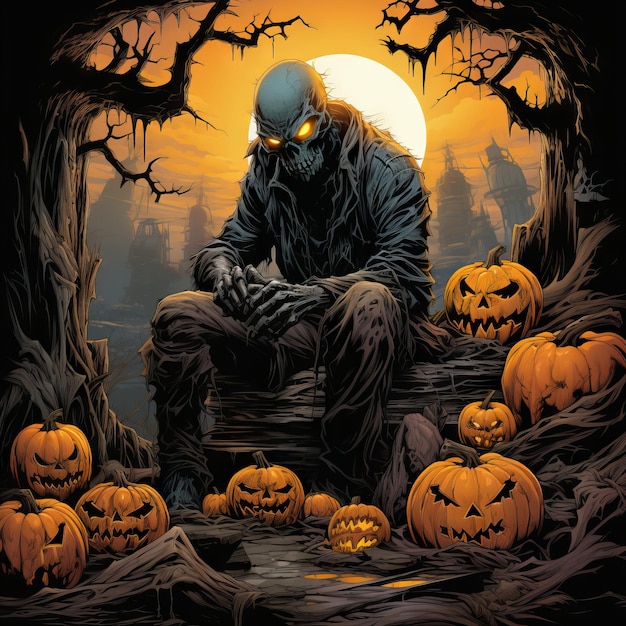 Halloween Illustration art design