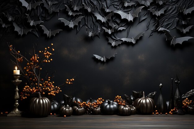 halloween illustration holiday pumpkin autumn celebration design dark october horror