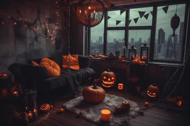 halloween inspired backdrop