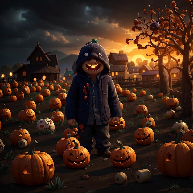 Halloween Night The Pumpkin Patch of Terror