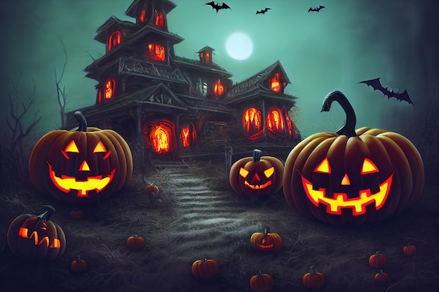 Halloween nightmare background