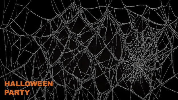 Photo halloween party creepy spiderweb veins background wallpaper