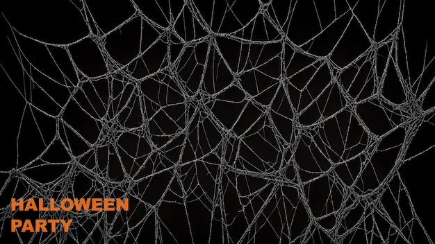 Photo halloween party creepy spiderweb veins background wallpaper