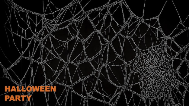 Photo halloween party creepy spiderweb veins background wallpaper