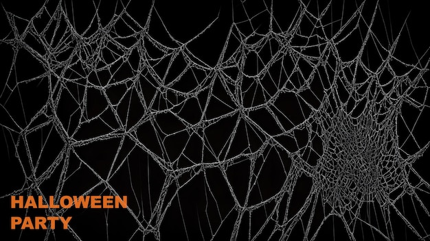 Photo halloween party creepy spiderweb veins background wallpaper