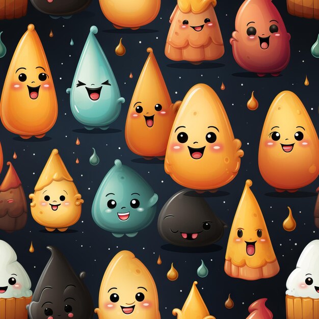 Photo halloween pattern design