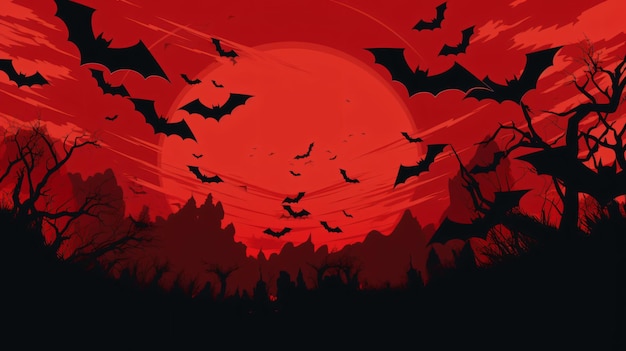 Halloween poster background