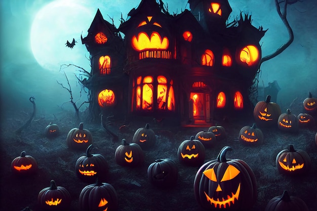 Halloween Pumpkin background