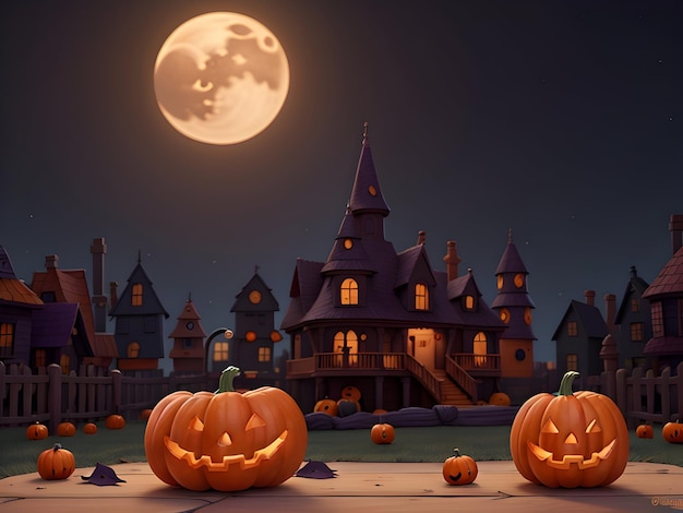 Halloween Pumpkin Background