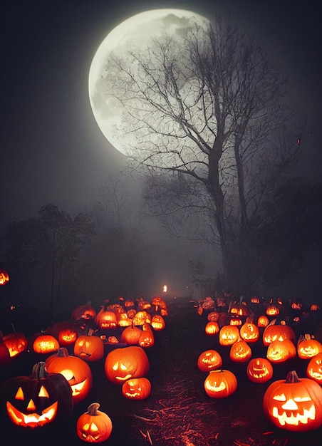 Halloween scenery