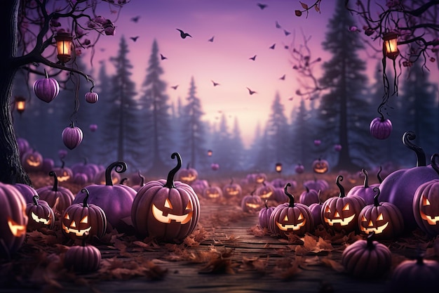 Halloween Strangest sights I've ever Pumpkins jacko'lanterns costumes spooky decorations Generated with AI