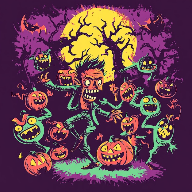 Photo halloween t shirt design halloween day best eyecatching halloween t shirt design