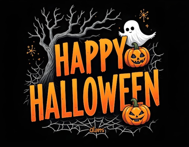 halloween text design for tshirt