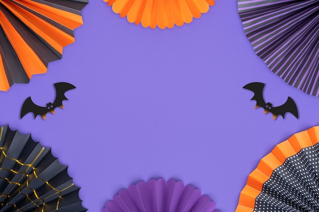 Halloween theme bright copy space background