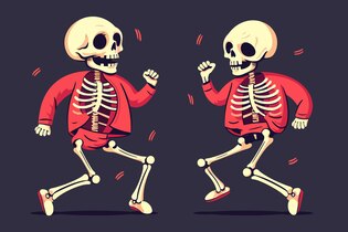 Skeleton illustrations