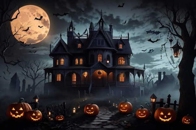 Halloween Themed Background