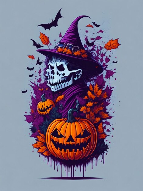 Halloween TShirt Design Theme