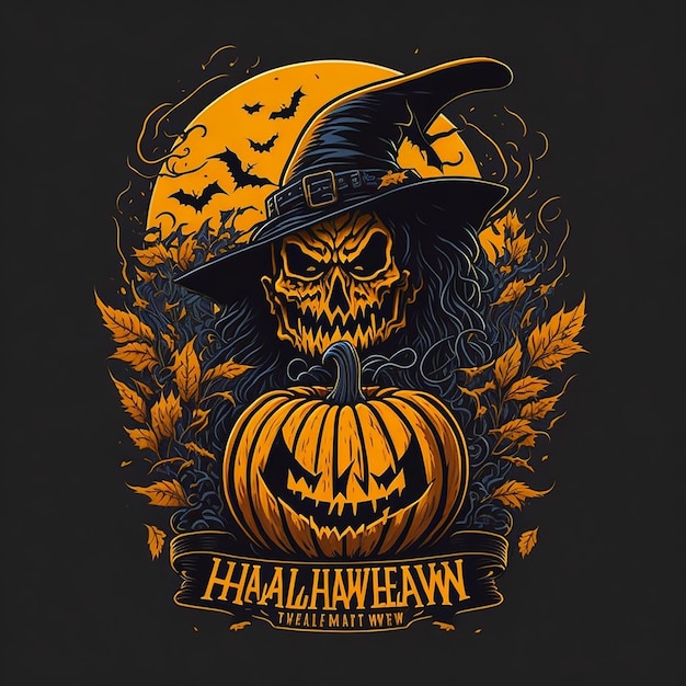 Halloween tshirt logo